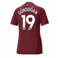 Manchester City Ilkay Gundogan #19 Tredjedrakt Dame 2024-25 Kortermet